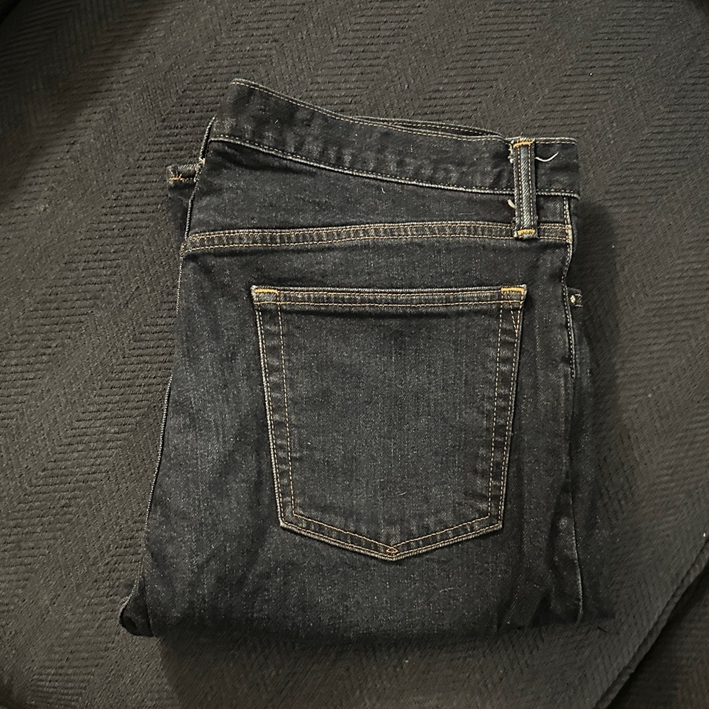 GAP Straight GapFlex Dark Blue Denim Jeans | 32x30